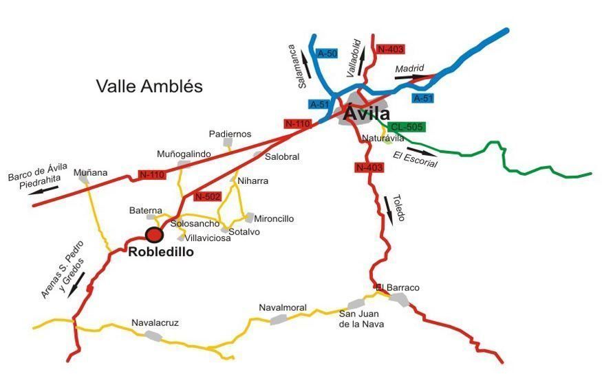 Como Llegar a Robledillo